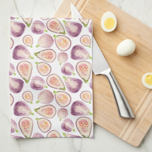 Fig Print Tea Towel Theedoek (Quarter Fold)