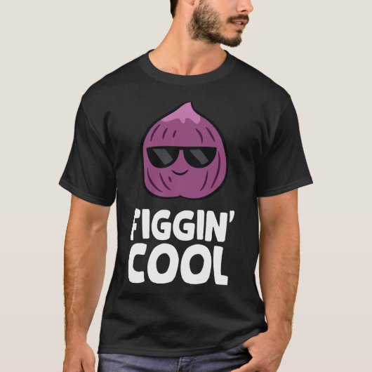 Fig Pun Figgin Cool Love Vijgen T-shirt (Voorkant)