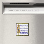 Fig Street Studio Tegel Mural Magneet (Insitu (Vaatwasser))