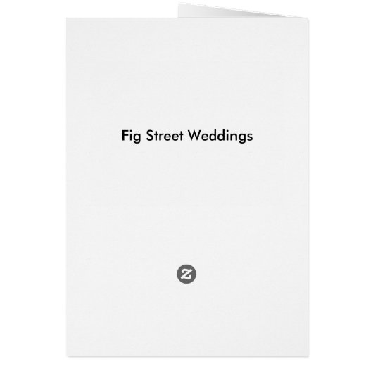 Fig Street Weddings (Achterkant)