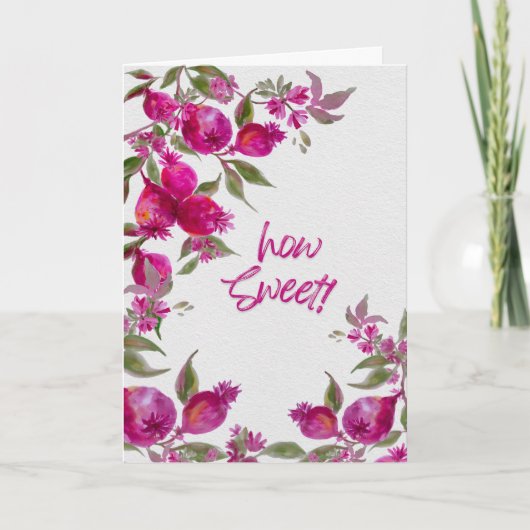 Fig-tastic – Thinking of You Floral Card Kaart (Voorkant)