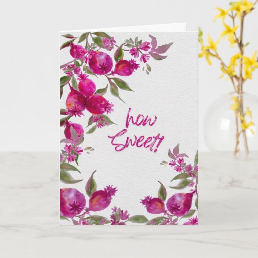 Fig-tastic – Thinking of You Floral Card Kaart (Gele Bloem)
