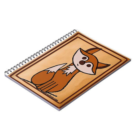 Fig the fox notebook notitieboek (Linkerzijde)