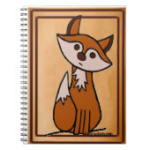 Fig the fox notebook notitieboek (Voorkant)