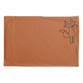 Fig the Fox omlijnd kussensloop set (Achterkant-Links)
