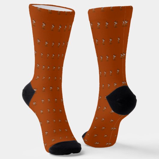 Fig the Fox pattern socks Sokken (Gebogen)