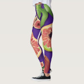 Fig Waterverf Kleurrijk Gepersonaliseerd Patroon Leggings (Links)