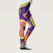 Fig Waterverf Kleurrijk Gepersonaliseerd Patroon Leggings (Rechts)