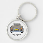 Figarages Funny Topaz Mist Figaro Car Name Sleutelhanger (Voorkant)
