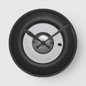 Figarages Name Classic Car Wheel Trim Hubcap Ronde Klok (Voorkant)