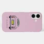 Figaraties Naam Pink Figaro Auto Monogram Case-Mate iPhone Case (Achterkant (horizontaal))