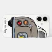 Figaraties Topaz Mist Figaro Auto Aangepaste naam Case-Mate iPhone Case (Achterkant (horizontaal))