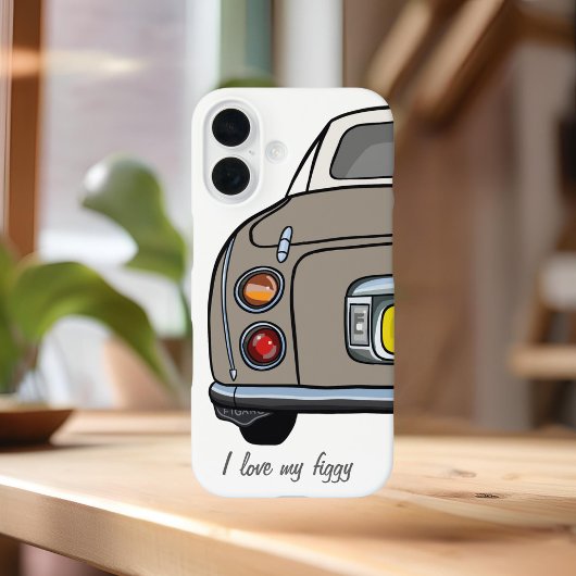 Figaraties Topaz Mist Figaro Auto Aangepaste naam Case-Mate iPhone Case