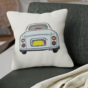 Figarations Bleke Aqua Figaro Car Cream Kussen