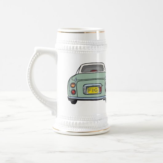 Figarations Emerald Green Figaro Car Beer Stein Bierpul (Links)