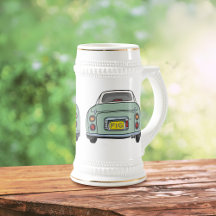 Figarations Emerald Green Figaro Car Beer Stein