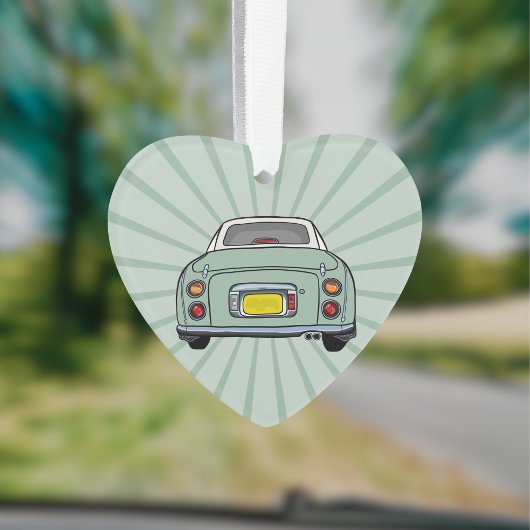 Figarations Emerald Green Figaro Car Ornament