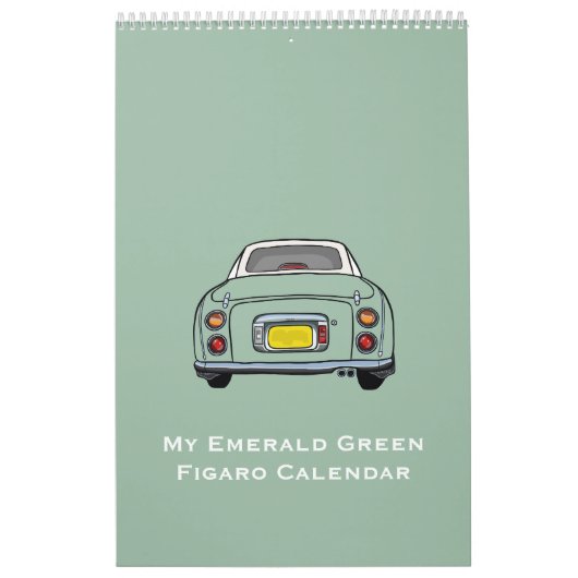 Figarations Emerald Green Figaro Garagekalender Kalender (Hoes)