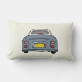 Figarations Lapis Grijs Figaro Auto Geplaagd Silho Kussen (Voorkant)