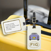 Figarations Monogram Lila Figaro Auto Bagagelabel