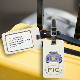 Figarations Monogram Lila Figaro Auto Bagagelabel
