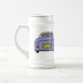 Figarations Monogram Lila Figaro Car Beer Stein Bierpul (Links)