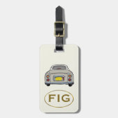 Figarations Monogram Topaz Mist Figaro Bagage Labe Bagagelabel (Voorkant verticaal)