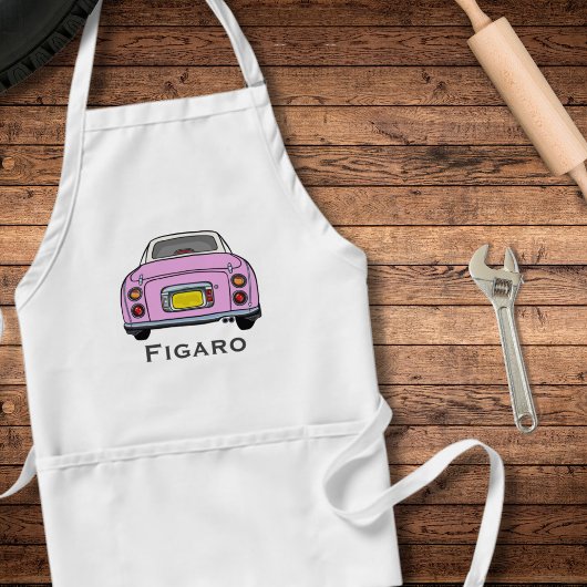 Figarations Pink Figaro Naam van de auto Garage Sc Standaard Schort