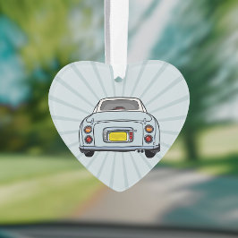 Figarations Schattige Bord Aqua Figaro Car Ornamen Ornament