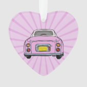 Figarations Schattige Snoep Roze Figaro Auto Ornam Ornament (voorkant)