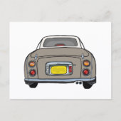 Figarations Schattige Topaz Mist Figaro Auto Brief Briefkaart (Voorkant)