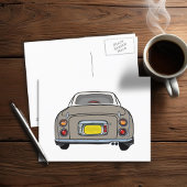 Figarations Schattige Topaz Mist Figaro Auto Brief Briefkaart