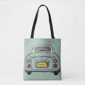 Figarations Schattigee Emerald Green Figaro Car Ca Tote Bag (Voorkant)