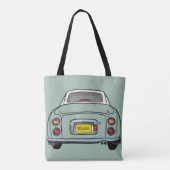 Figarations Schattigee Emerald Green Figaro Car Ca Tote Bag (Achterkant)