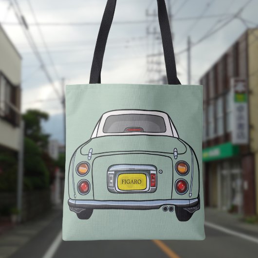 Figarations Schattigee Emerald Green Figaro Car Ca Tote Bag