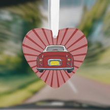 Figarations Schattigee rode Figaro Car Ornament