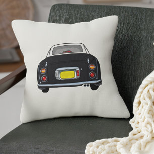 Figarations Schattigee zwarte Figaro Car Cream Kussen