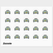 Figarations Smaragdgroene Figaro Autoscrapbook Ronde Sticker (Vel)