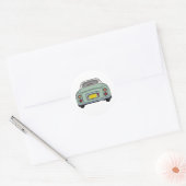Figarations Smaragdgroene Figaro Autoscrapbook Ronde Sticker (Envelop)