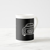 Figarations Tokyo Monogram Figaro Car Espresso Cup Porselein Kop (Voorkant rechts)