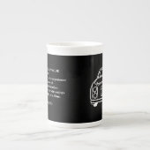 Figarations Tokyo Monogram Figaro Car Espresso Cup Porselein Kop (Voorkant)