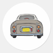 Figarations Topaz Mist Figaro Auto Garage Scrapboo Ronde Sticker (Voorkant)