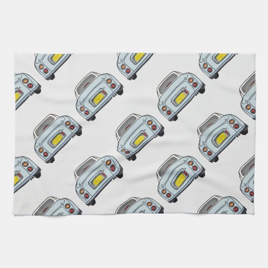 Figaro Car Bleek Aqua Kitchen Towel Theedoek (Horizontaal)