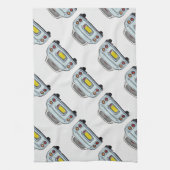 Figaro Car Bleek Aqua Kitchen Towel Theedoek (Verticaal)