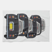 Figaro Car Convoy Black Kitchen Towel Theedoek (Horizontaal)