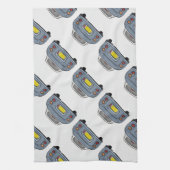 Figaro Car Lapis Grey Kitchen Towel Theedoek (Verticaal)