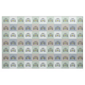 Figaro Car Pattern Fabric Stof (Fat Quarter)