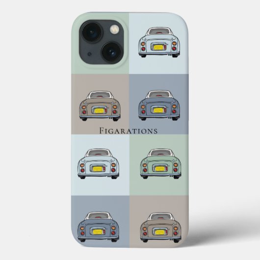 Figaro Car Pop Art Name Case-Mate iPhone Case (Achterkant)