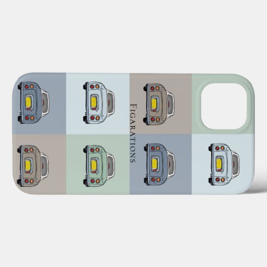 Figaro Car Pop Art Name Case-Mate iPhone Case (Achterkant (horizontaal))