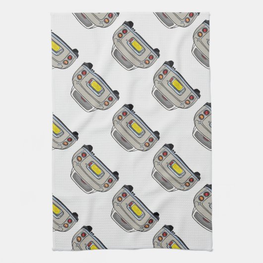 Figaro Car Topaz Mist Kitchen Towel Theedoek (Verticaal)